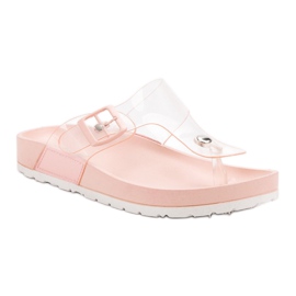 Seastar Chanclas transparentes rosado 5