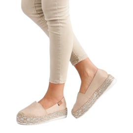 Forever Folie Alpargatas beige en la plataforma 2