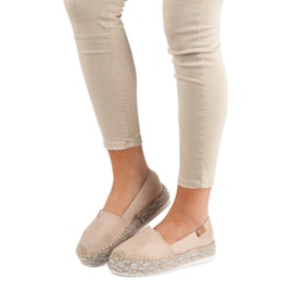 Forever Folie Alpargatas beige en la plataforma 1