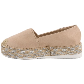 Forever Folie Alpargatas beige en la plataforma 5