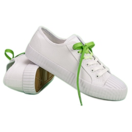 Yes Mile Zapatillas blancas de moda blanco 1