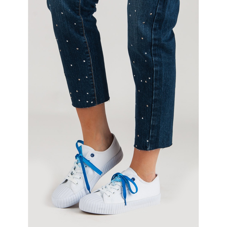 Yes Mile Zapatillas blancas de moda blanco 1