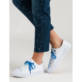 Yes Mile Zapatillas blancas de moda blanco 2