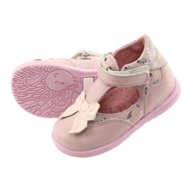 Bailarinas para niñas con lazo Ren But 1466 rosa rosado 5