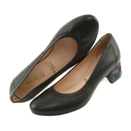 Arka Bombas de cuero para mujeres negras 5627 negro 4 Arka Bombas de cuero para mujeres negras 5627 negro 4