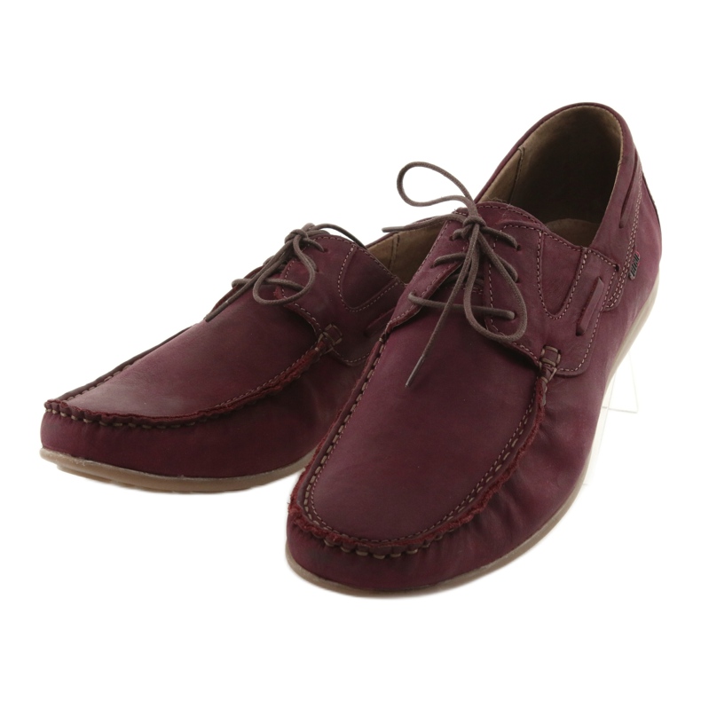 Mocasines burdeos con cordones Riko 684 multicolor 3 Mocasines burdeos con cordones Riko 684 multicolor 3