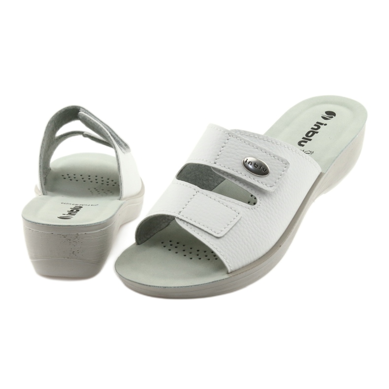 Cuña velcro Inblu PL028 blanco 4