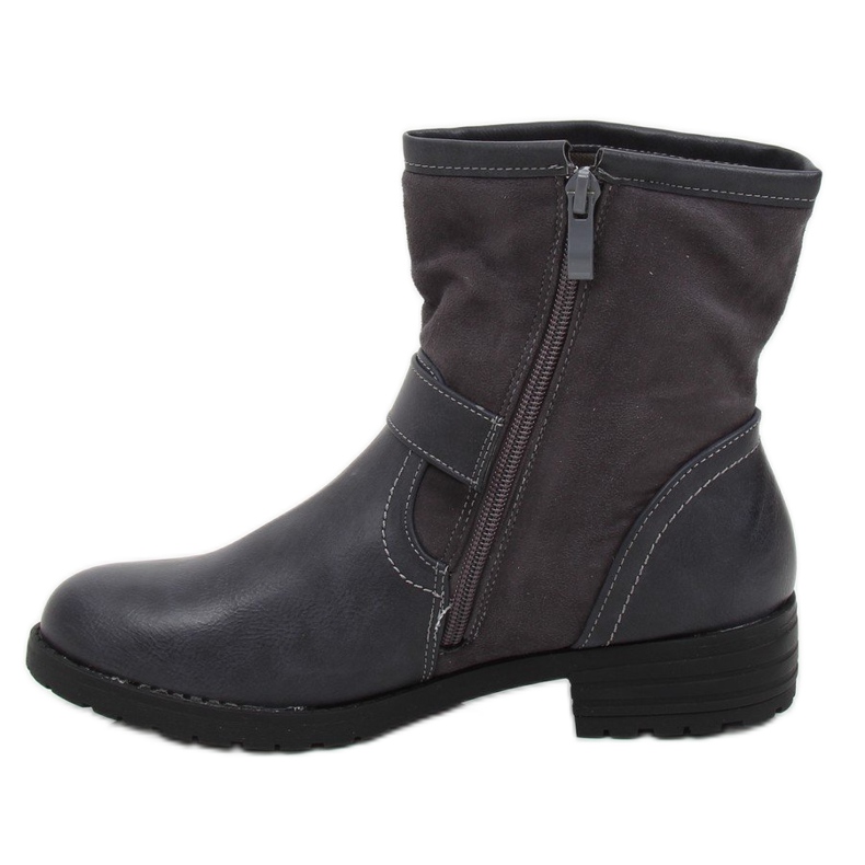 Gris Botas grises de mujer 88858 Gris 1
