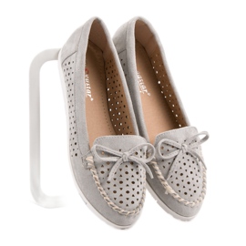 Seastar Mocasines grises calados 4