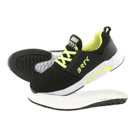 Bartek 58110 Zapatillas deportivas negras sin cordones negro amarillo 5