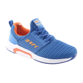 Bartek 55110 Zapatillas deportivas azules sin cordones naranja 1
