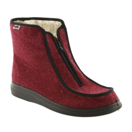 Dra. Befado Zapatos para mujeres PU lana aislada 996d005 Borgoña rojo 1 Dra. Befado Zapatos para mujeres PU lana aislada 996d005 Borgoña rojo 1