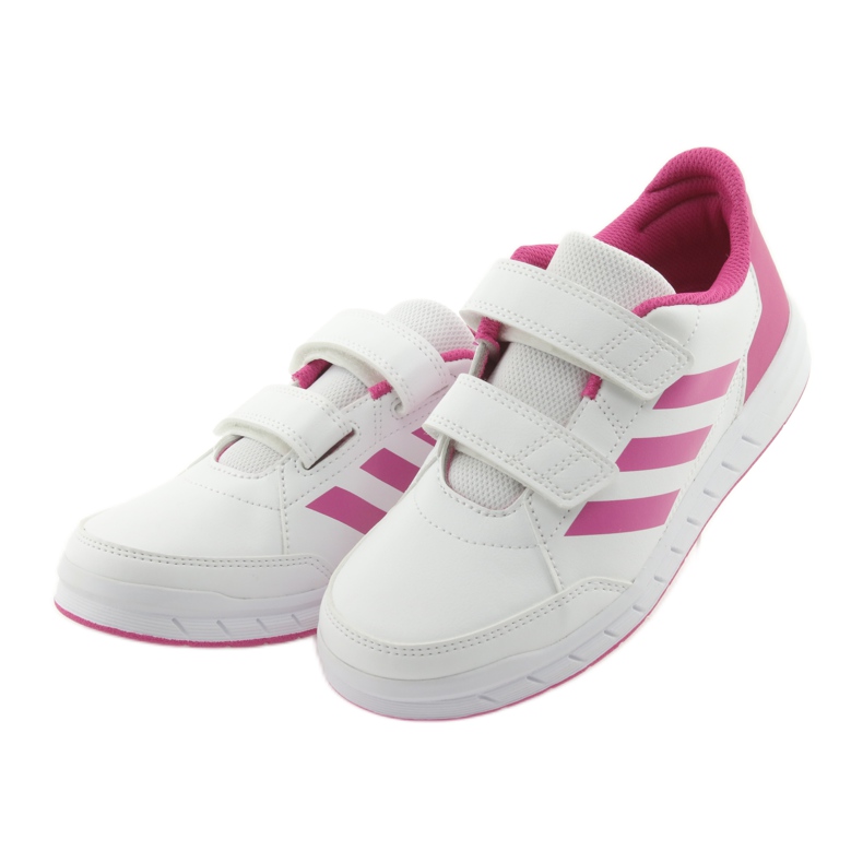 Zapatillas Adidas AltaSport CF K Jr D96828 blanco rosado 3