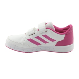 Zapatillas Adidas AltaSport CF K Jr D96828 blanco rosado 2