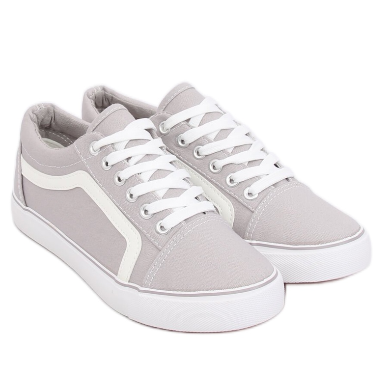 Gris Zapatillas de mujer grises BL117P Gris 1
