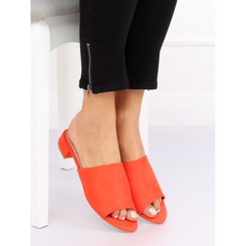 Pantuflas naranja mujer naranja 3