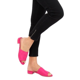 Zapatillas mujer fucsia XW9093 Fushia multicolor rosado 2
