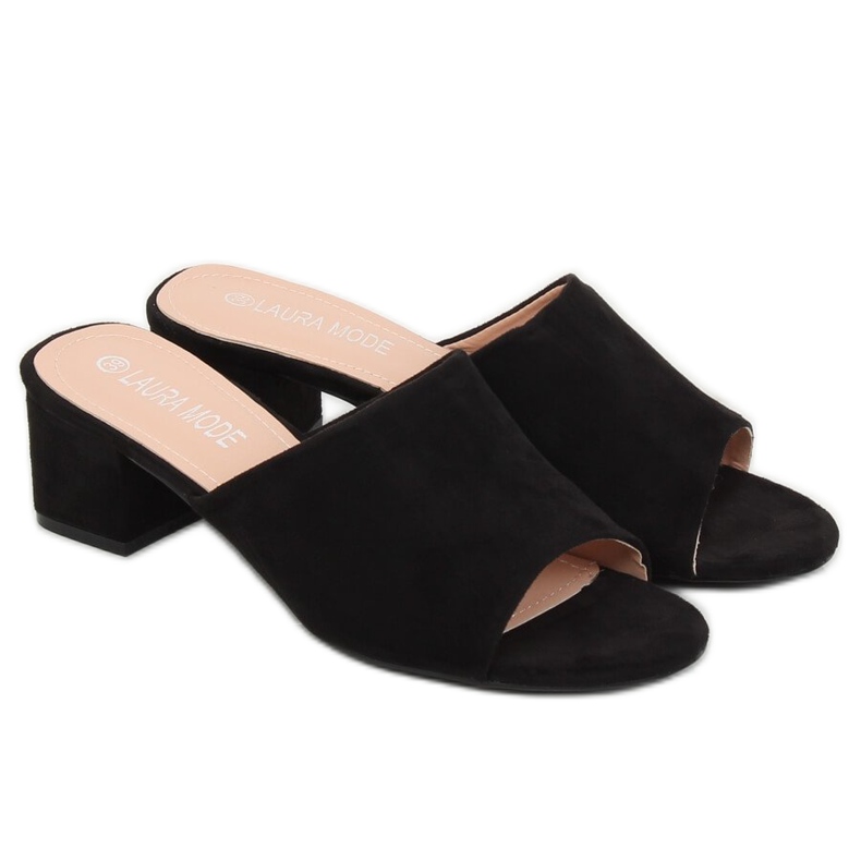 Tacones negros QL-89 Black 2