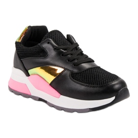 Calzado deportivo casual negro multicolor 6