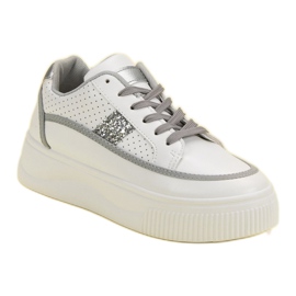 Creepers blancas con purpurina blanco 5
