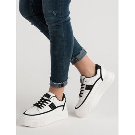 Creepers blancas con purpurina blanco 1