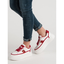Creepers blancas con purpurina blanco 1