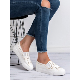 J. Star Zapatillas sin cordones con una estrella blanco 1