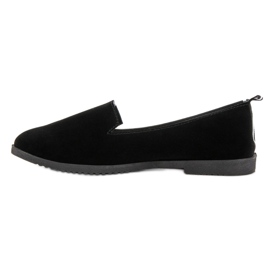 Zapatos sin cordones para mujer negro 4