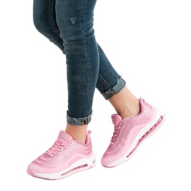 Calzado deportivo de moda rosado 2