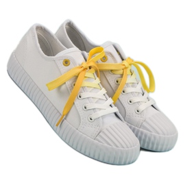 Yes Mile Zapatillas blancas de moda blanco 2
