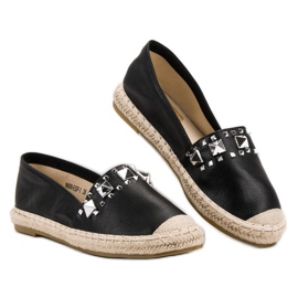 Bestelle Alpargatas Negras Con Tachuelas negro 1