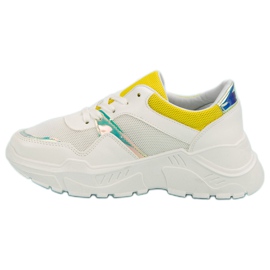 SHELOVET Zapatillas cómodas blanco 4