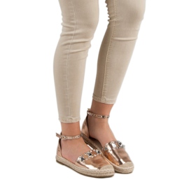 Bestelle Alpargatas Rose Gold Rock amarillo rosado 2