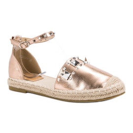 Bestelle Alpargatas Rose Gold Rock amarillo rosado 4