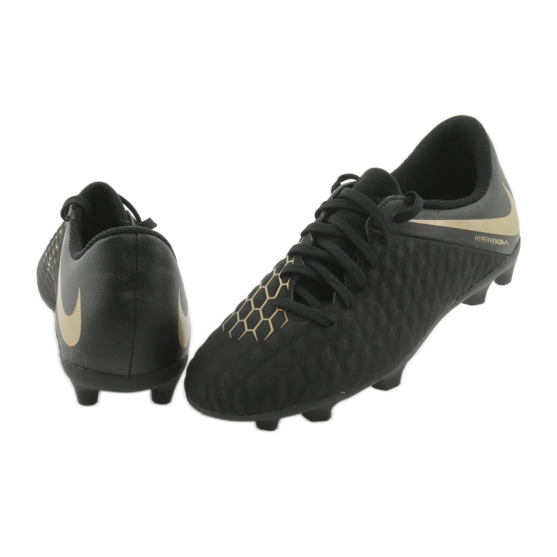 Botas de fútbol Nike Hypervenom Phantom 3Club FG Jr AJ4146-090 negro 4 Botas de fútbol Nike Hypervenom Phantom 3Club FG Jr AJ4146-090 negro 4