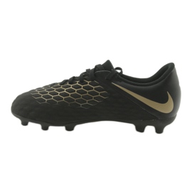 Botas de fútbol Nike Hypervenom Phantom 3Club FG Jr AJ4146-090 negro 2