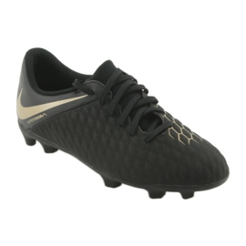 Botas de fútbol Nike Hypervenom Phantom 3Club FG Jr AJ4146-090 negro 1