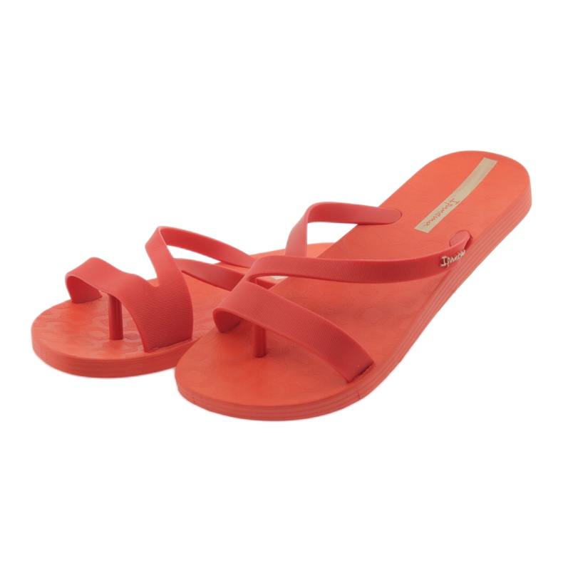 Ipanemai folla de mujer -flops 26263 rojo 3