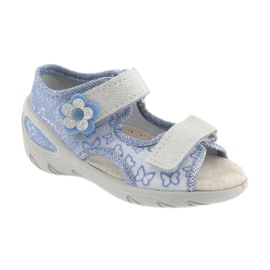 Calzado infantil befado pu 065P122 azul gris 1