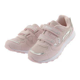 Sports Velcro American Club ES18 rosa empolvado gris 3
