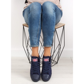 Zapatillas con la bandera N003 Navy II-GAT azul marino 4