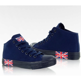 Zapatillas con la bandera N003 Navy II-GAT azul marino 3
