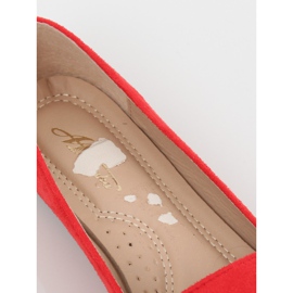 Mocasines de mujer rojo 3C-9 Rojo II-GAT 5