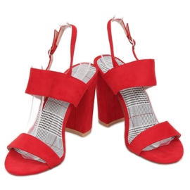 Sandalias en el poste rojo S116 Rojo 2