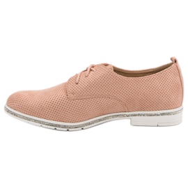 Seastar Zapatos empolvados con cristales rosado 4