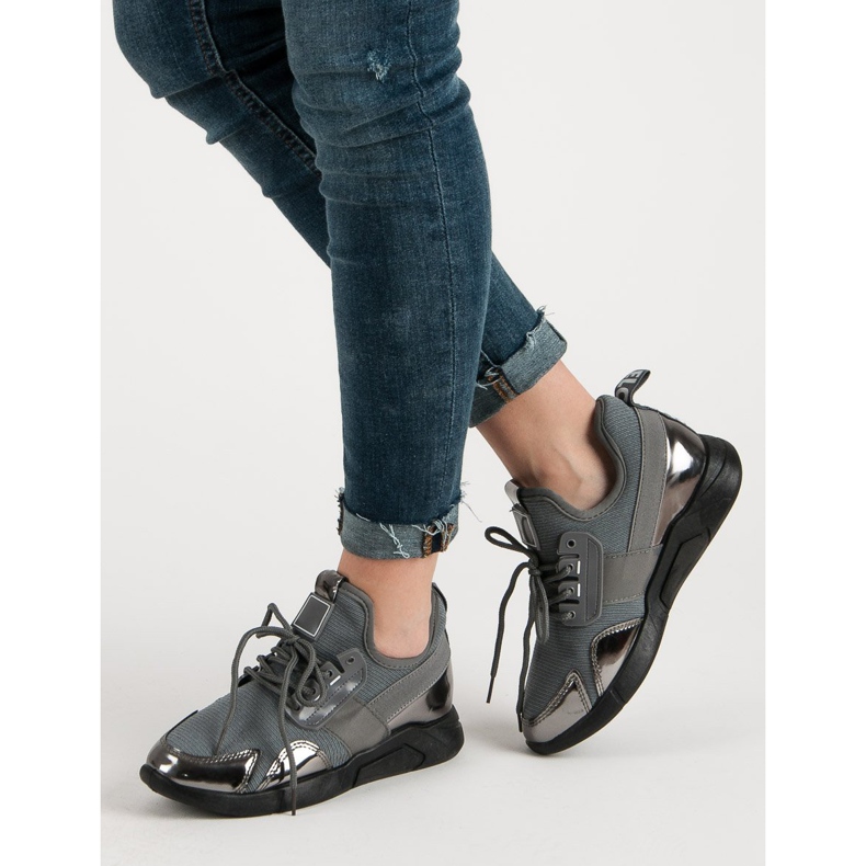 Zapatillas slip-on grises 1 Zapatillas slip-on grises 1