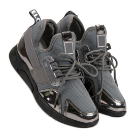 Zapatillas slip-on grises 2
