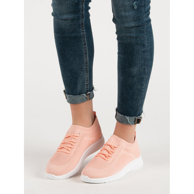 Primavera Calzado Textil Ligero rosado 1