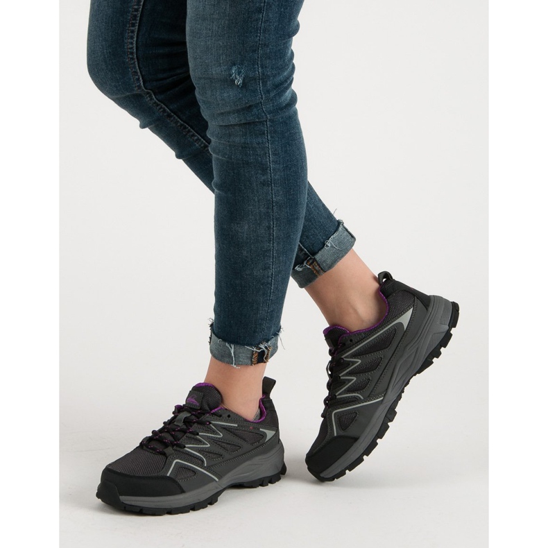 Calzado de senderismo para mujer gris 2