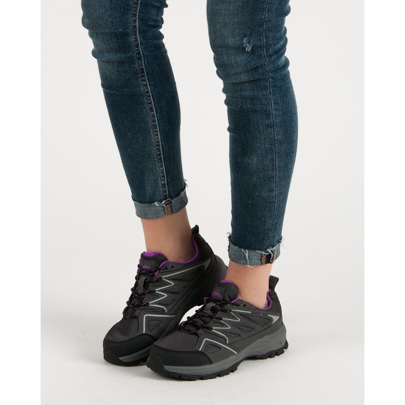 Calzado de senderismo para mujer gris 1